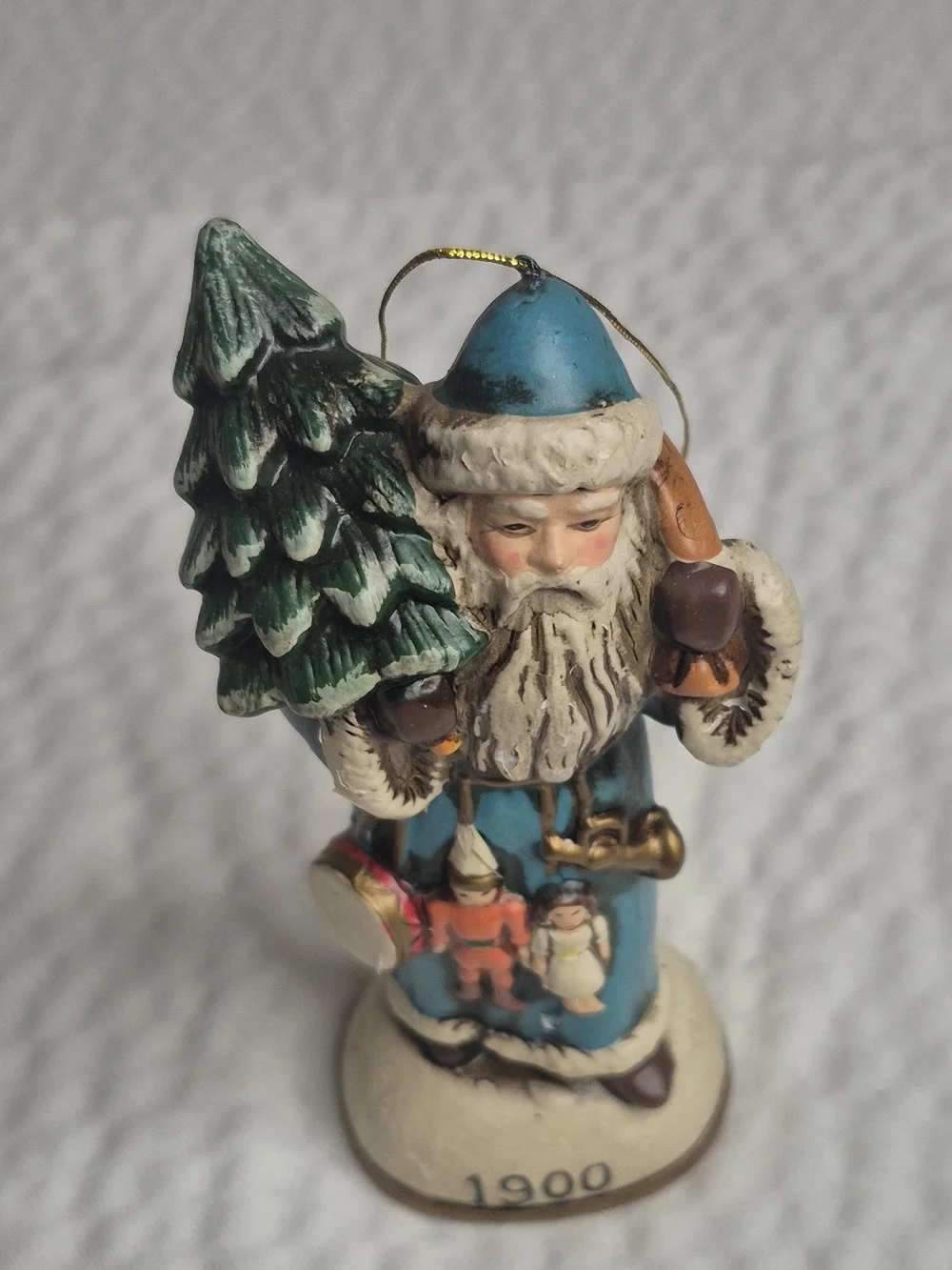 VintageChristmas Reproductions Inc Memories of Santa 1900 Ornament 1987 Box